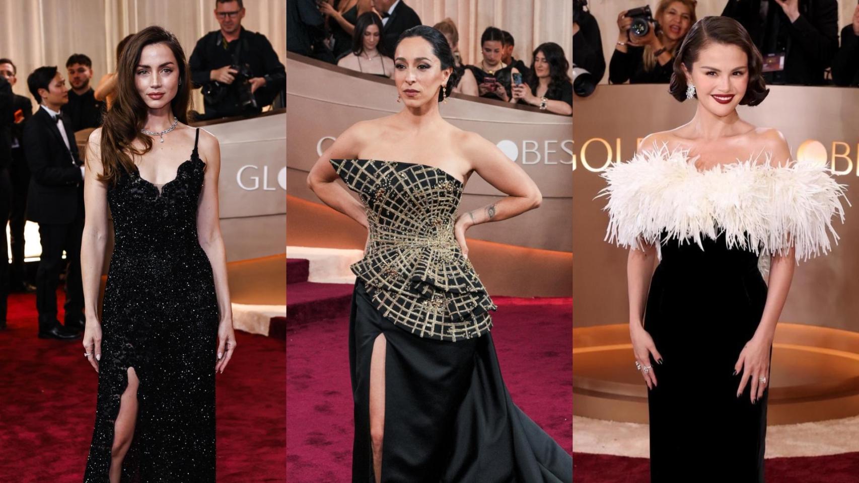 La alfombra roja de los Globos de Oro 2026: de la presencia española de Oona Chaplin al impecable look de negro de Ana de Armas