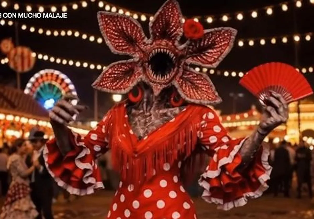 El giro andaluz de 'Stranger Things': cuando el dermogorgon se viste de flamenca