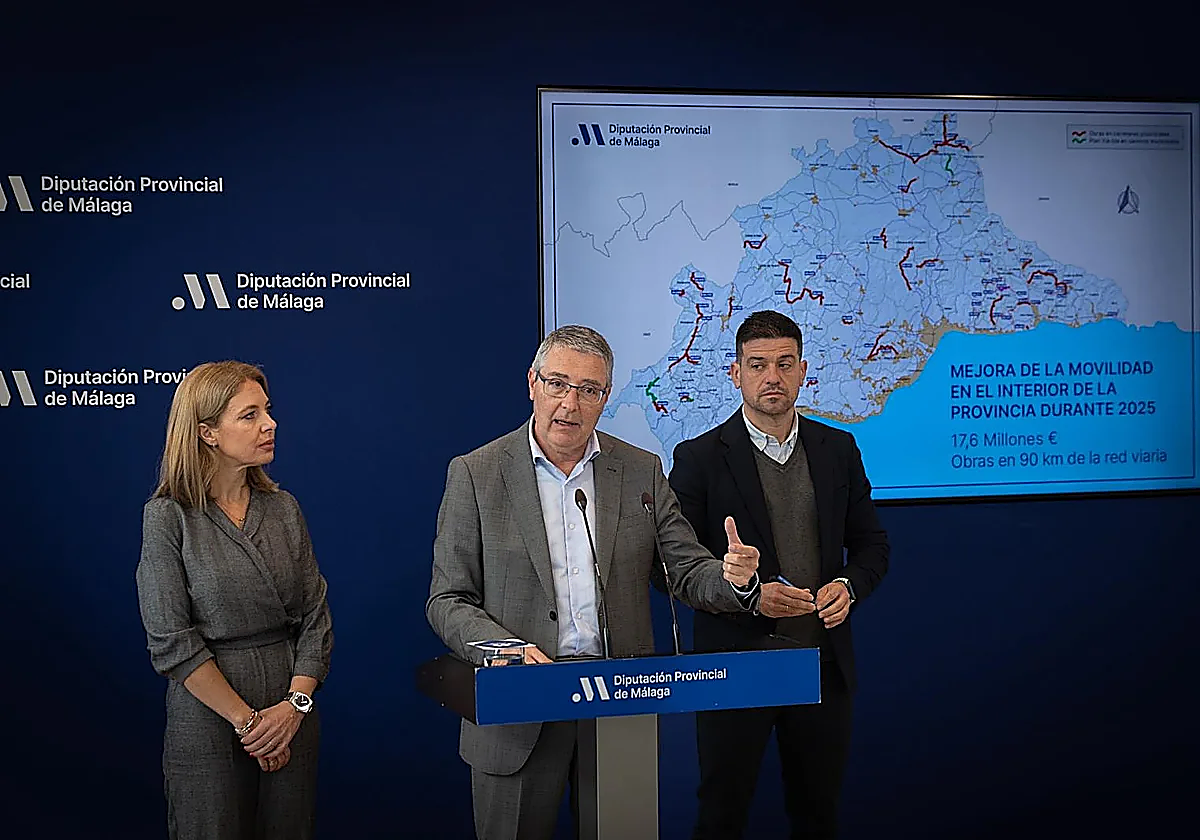 These are the 25 roads that Malaga's provincial authority plans to improve