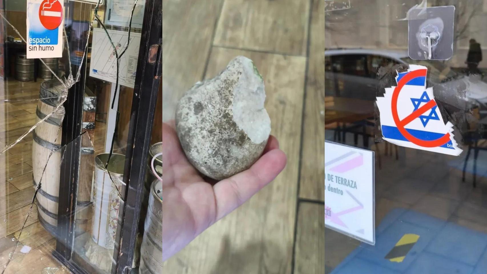 Denuncian un ataque a pedradas al bar de Pablo Iglesias en Lavapiés y la agresión a un empleado: hay un detenido