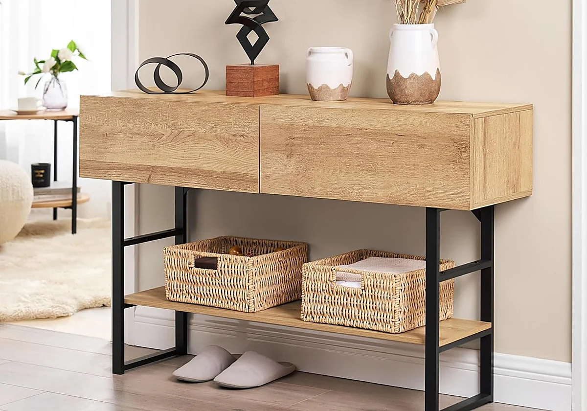 Estos recibidores combinan orden y estilo para que tu casa luzca impecable