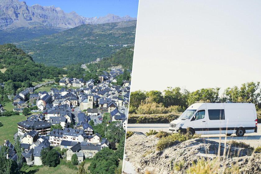 "Prefiero vivir en la furgoneta con mi gato": la crisis de vivienda en el Pirineo abre el debate sobre los límites de acampar