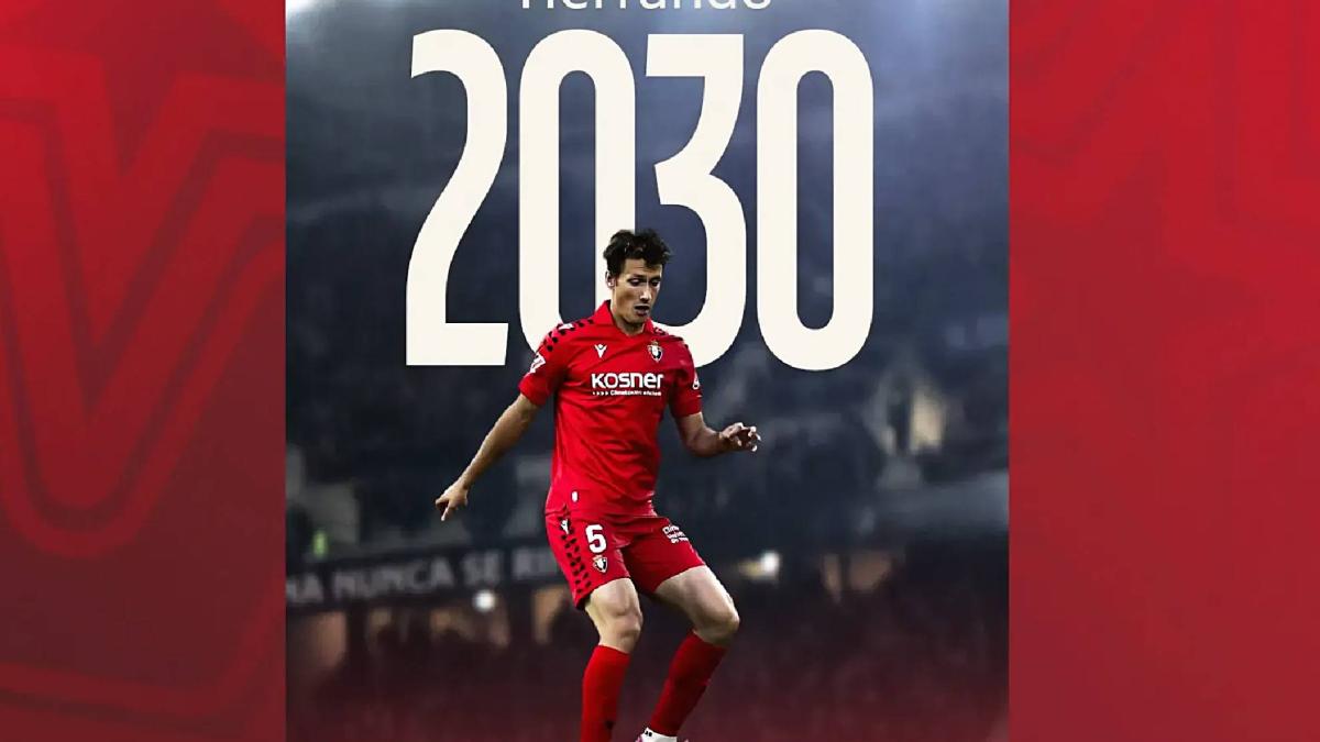 Osasuna renueva a Herrando hasta 2030