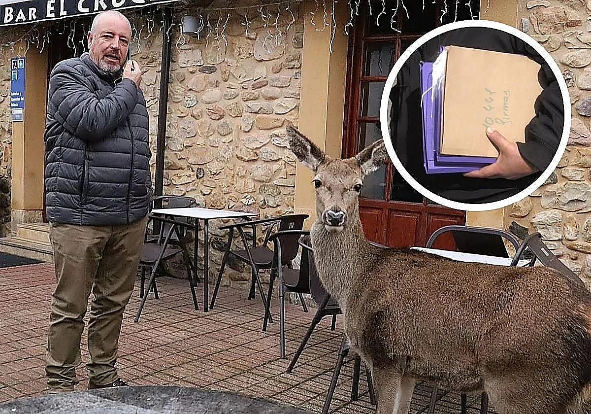 El vecino de León denunciado por convivir con una venada acude a la Junta para quedarse con Pepa: «Me lo han puesto muy difícil»