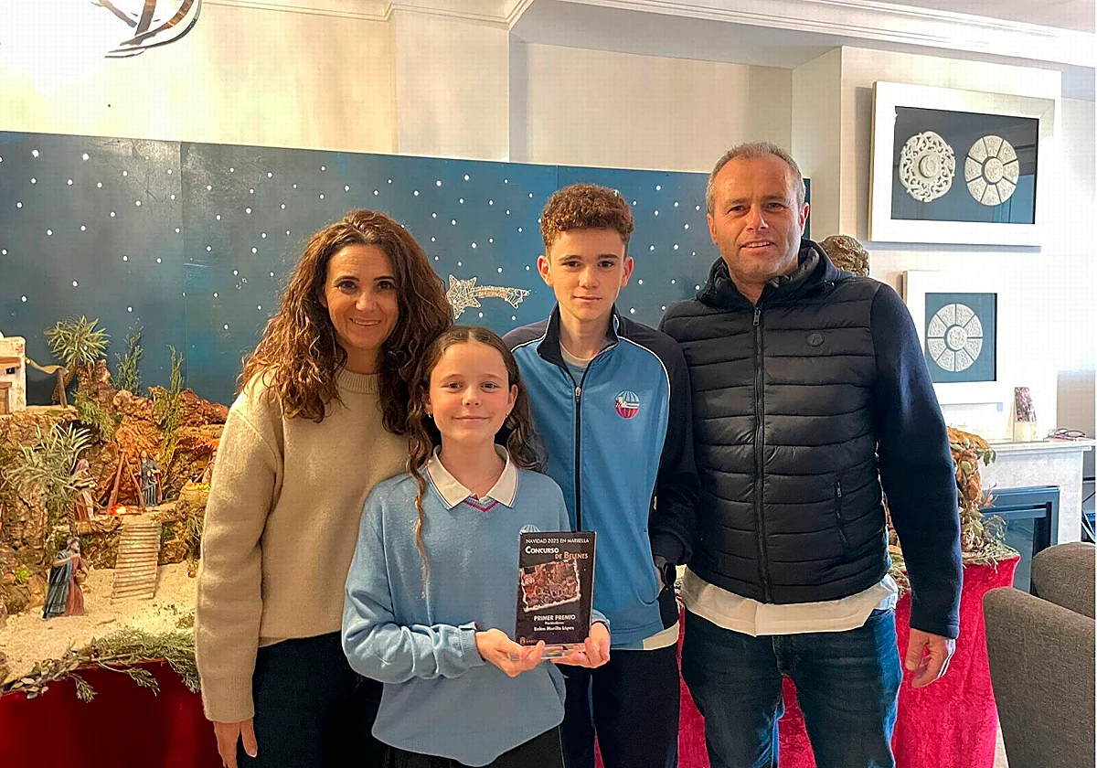 Belén Murillo, el colegio de Las Chapas y la Cofradía de Cristo del Amor ganan el Concurso de Belenes de Marbella