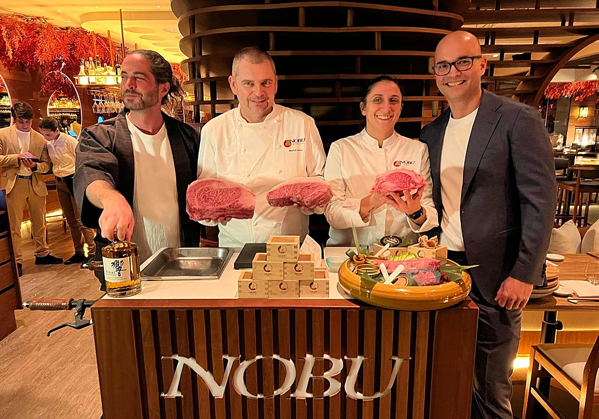 Wagyu y whisky japonés maridan una experiencia culinaria de lujo en Nobu Marbella