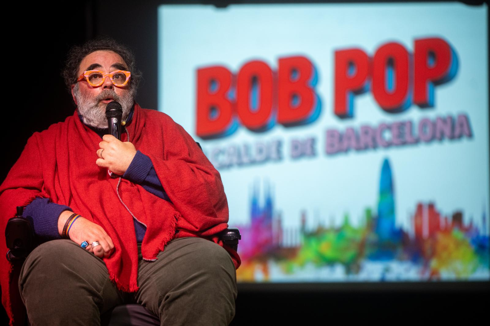 Bob Pop presenta su candidatura para ser el sucesor de Colau: «Esto no es broma»