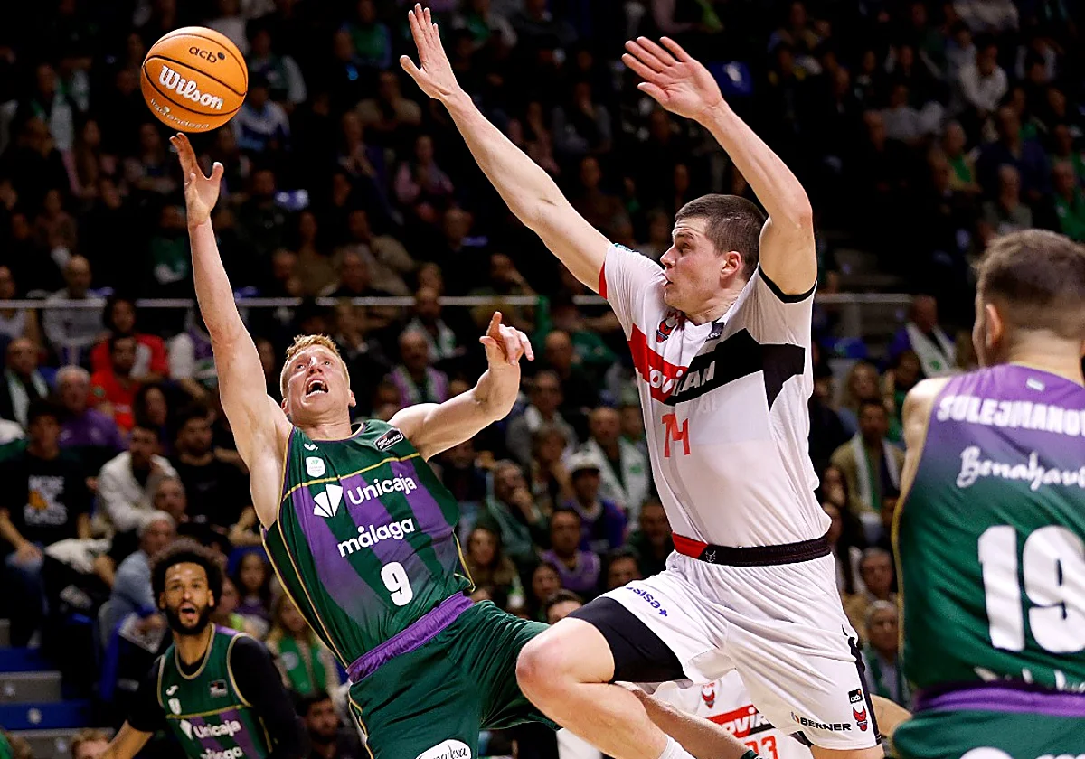 El Unicaja sufre lo indecible ante el colista, el Covirán Granada (88-79)