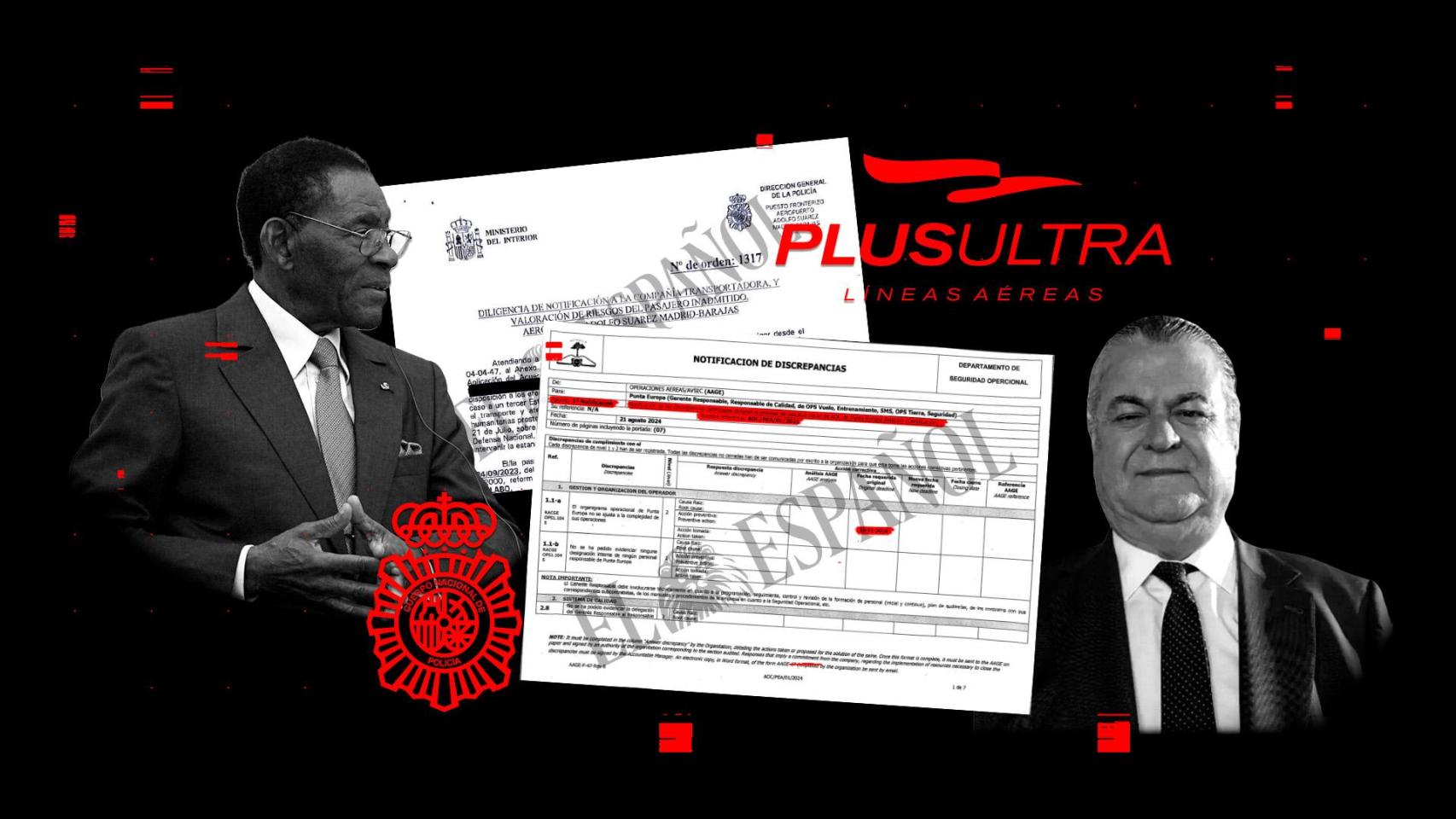 Plus Ultra transportaba dinero en efectivo y migrantes ilegales en su ruta Madrid - Malabo autorizada por el Gobierno