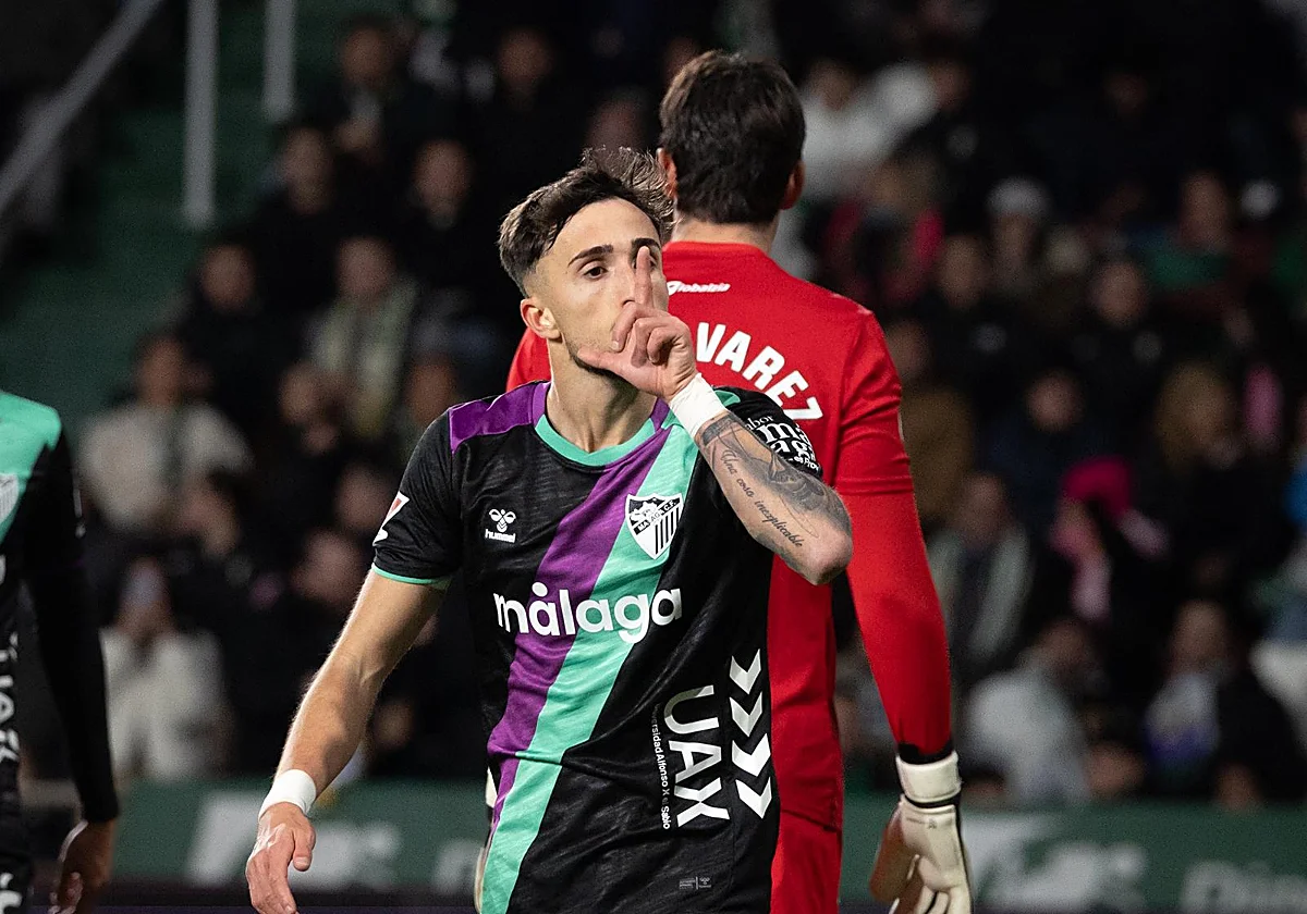 El Málaga sigue disparado, ahora con un triunfo de fe en Córdoba (0-1)