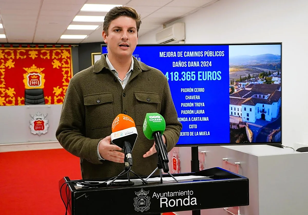 Ronda destina casi medio millón de euros a la reparación de 14 caminos públicos