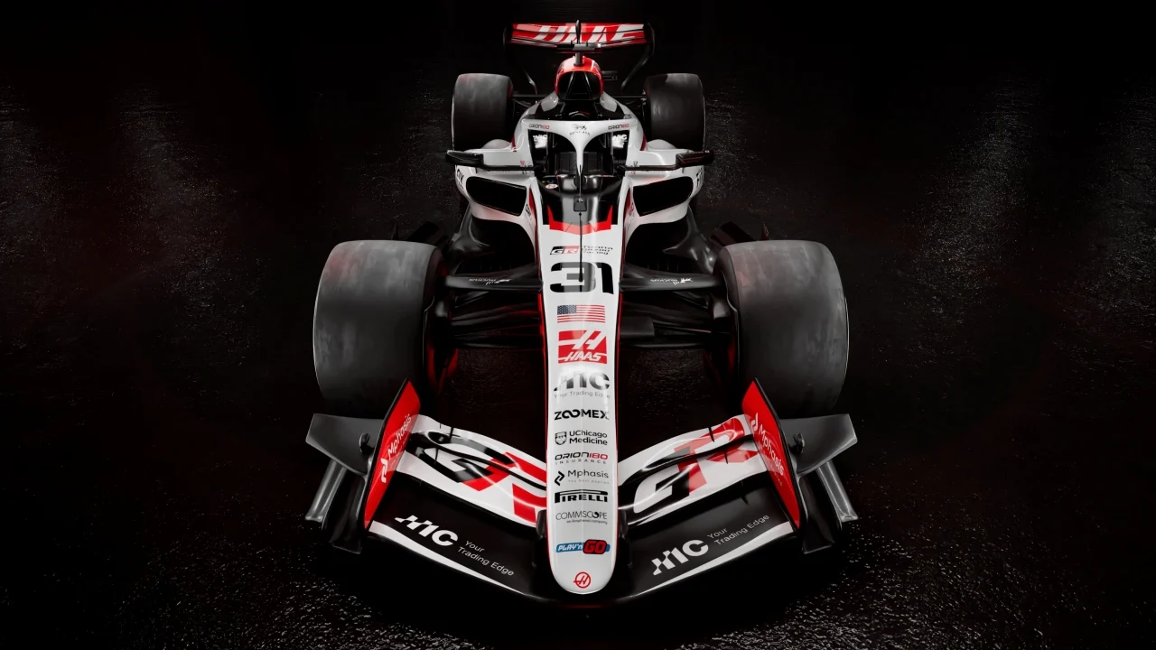 Haas desvela las primeras fotos del F1 que pilotarán Bearman y Ocon
