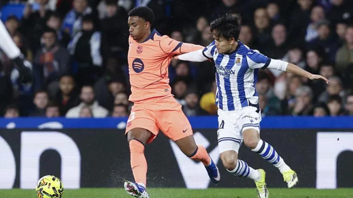 La Real confirma la lesión muscular que tendrá a Kubo varias semanas de baja