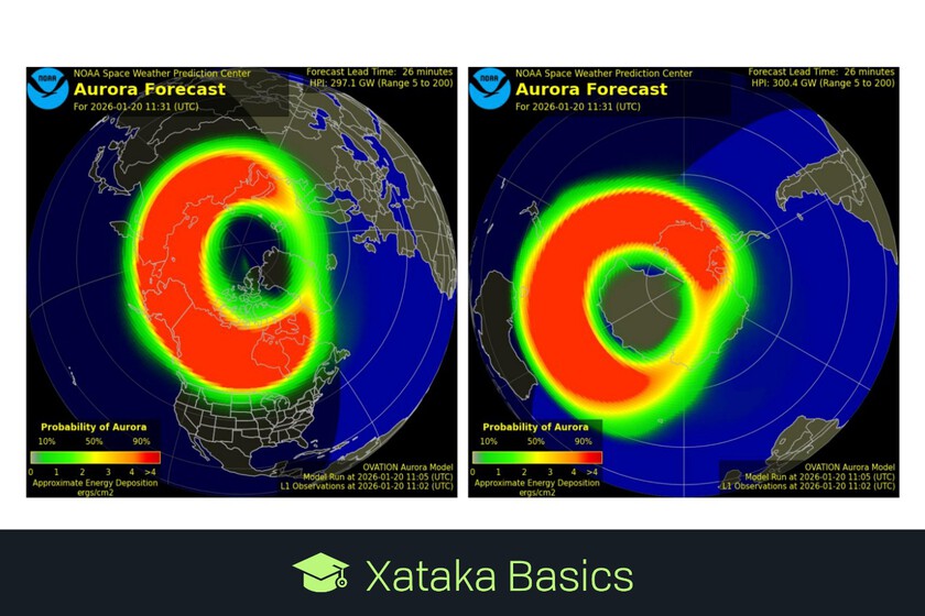 Auroras en España: cuándo saber cuándo va a haber más posibilidades de que ocurran