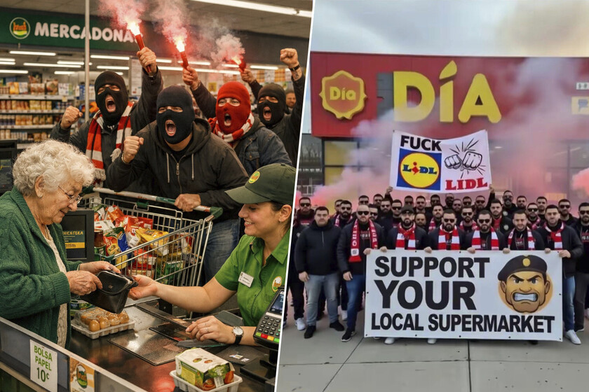 El sector de los supermercados lleva años disputadísimo en España. Ahora se refleja en redes con los 'hooligans' de súper