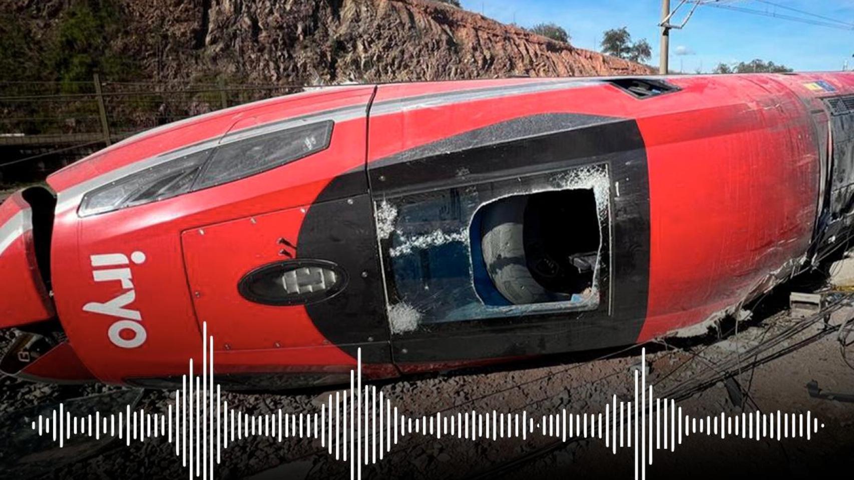 “Acabo de sufrir un enganchón en Adamuz”: la llamada de auxilio del Iryo al centro de control de Atocha tras el choque