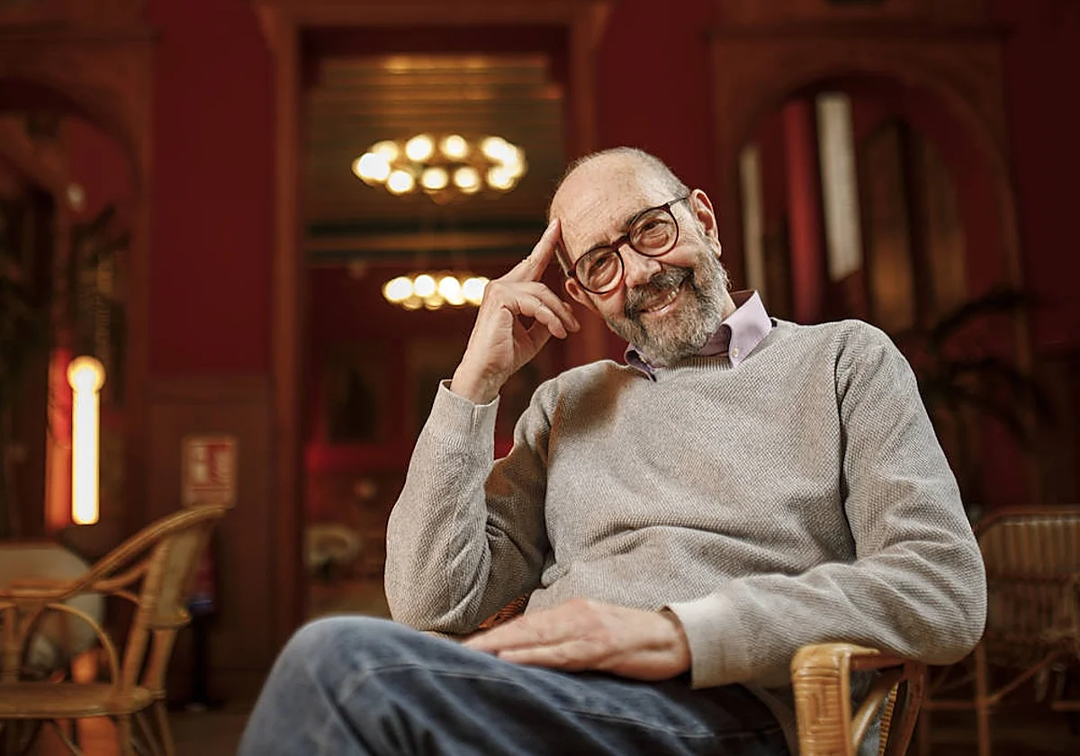 Miguel Rellán, Juanjo Puigcorbé y Sol Carnicero, en el ciclo de cine del centro cultural La Malagueta