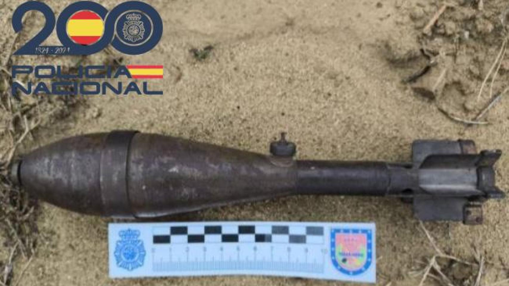 Neutralizada una granada de la Guerra Civil hallada en el armario de una vivienda del casco histórico de Huesca