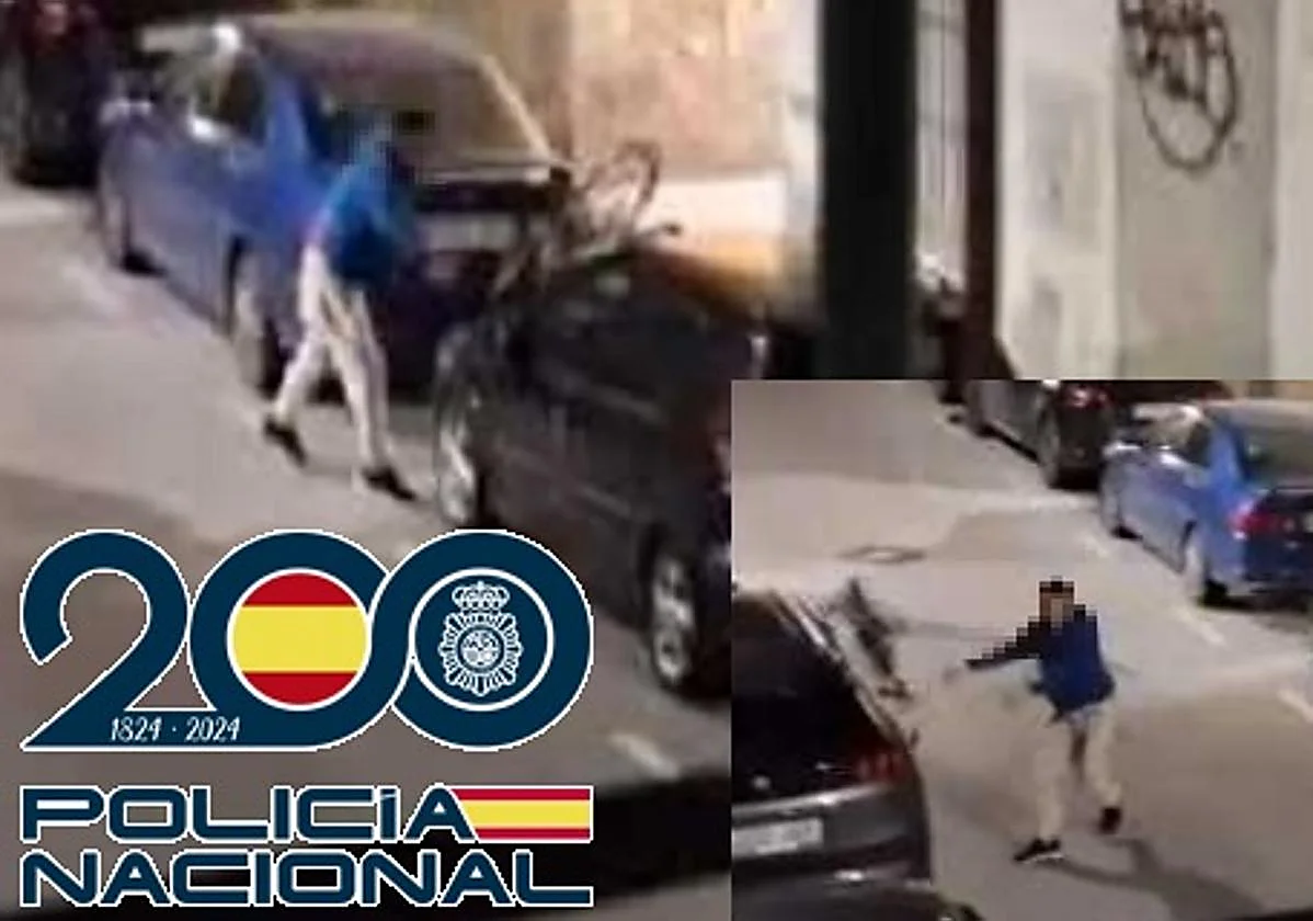 Detenido en Málaga por destrozar ocho vehículos aparcados arrojándoles una bicicleta
