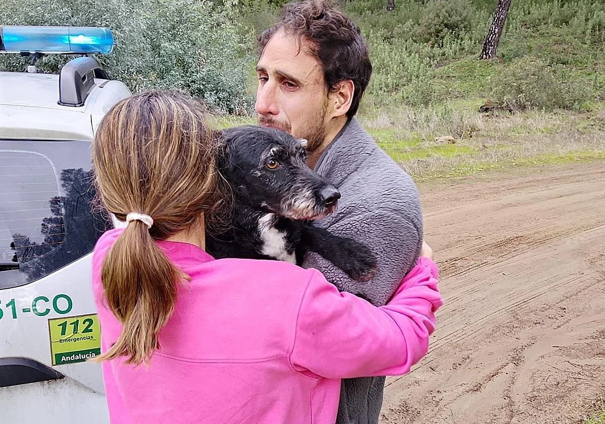 Rescatan a Boro, el perro de la malagueña embarazada en estado crítico tras el accidente de tren de Adamuz