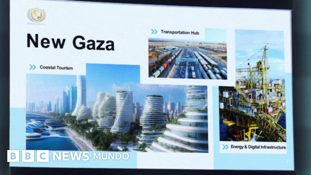 Cómo es el polémico plan para construir una "Nueva Gaza" con rascacielos que presentó EE.UU. en el Foro de Davos