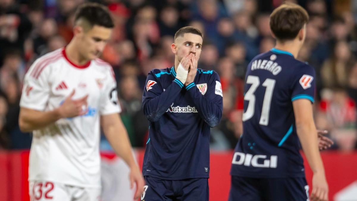 El Athletic se vuelve con todos los miedos que tenía el Sevilla