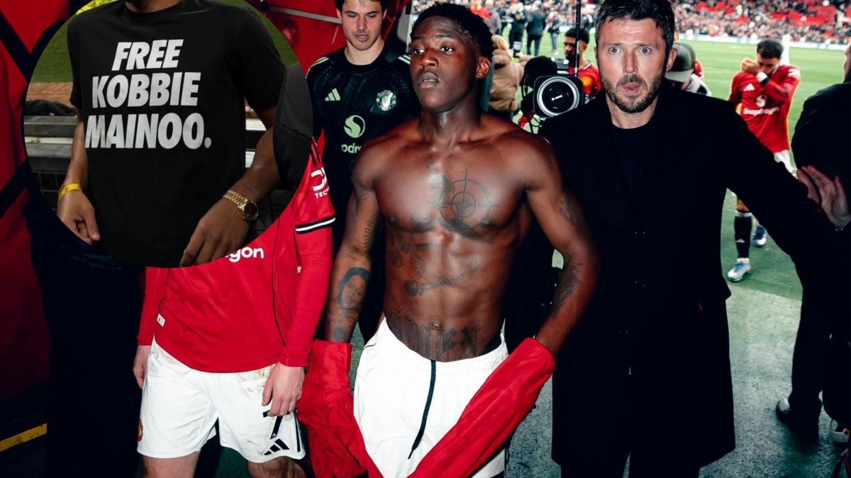 Carrick ‘libera’ a Mainoo de su 'cárcel' con Amorim: “Ya vieron lo que es capaz de ofrecer”