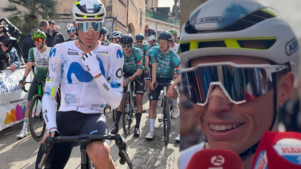 Enric Mas, el líder del Movistar está de vuelta medio año después: "He echado de menos la adrenalina"