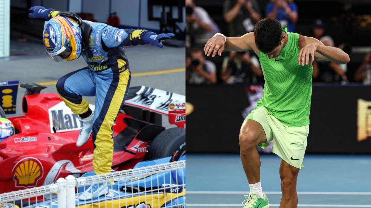 El homenaje de Alcaraz a Alonso<br>