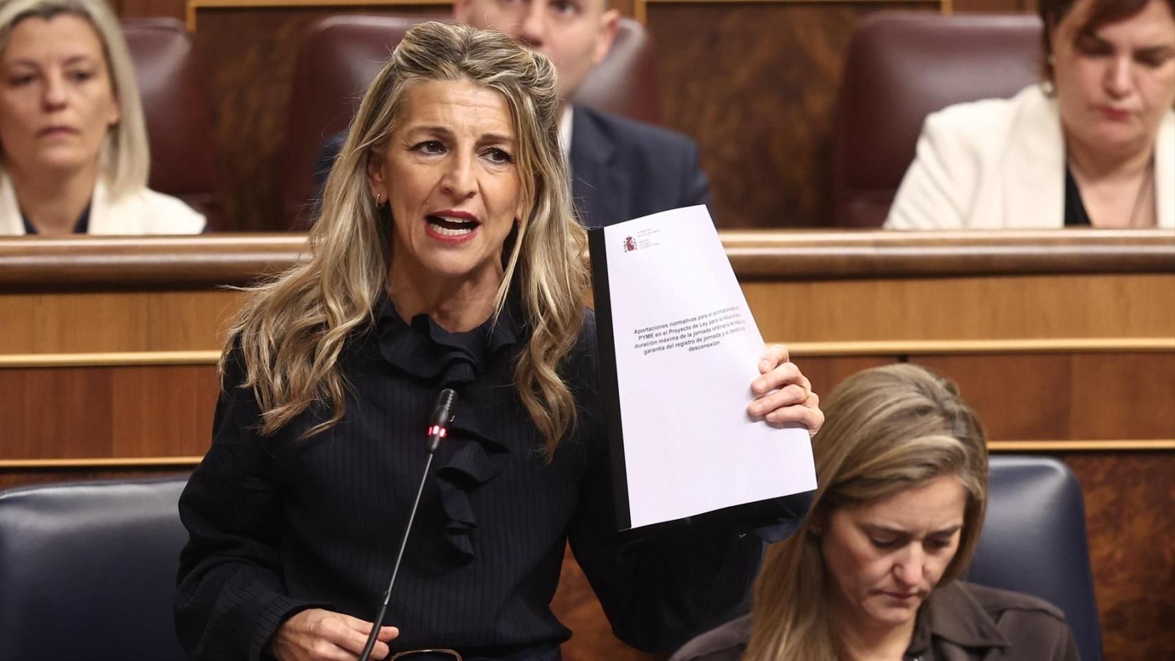 "No vamos a ceder un centímetro de tierra saharaui": Yolanda Díaz reta a Sánchez el día de la cumbre con Marruecos