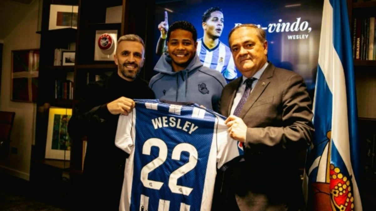 Oficial: Wesley llega cedido con opción de compra. “Agradezco a Dios la oportunidad de poder disputar LaLiga”