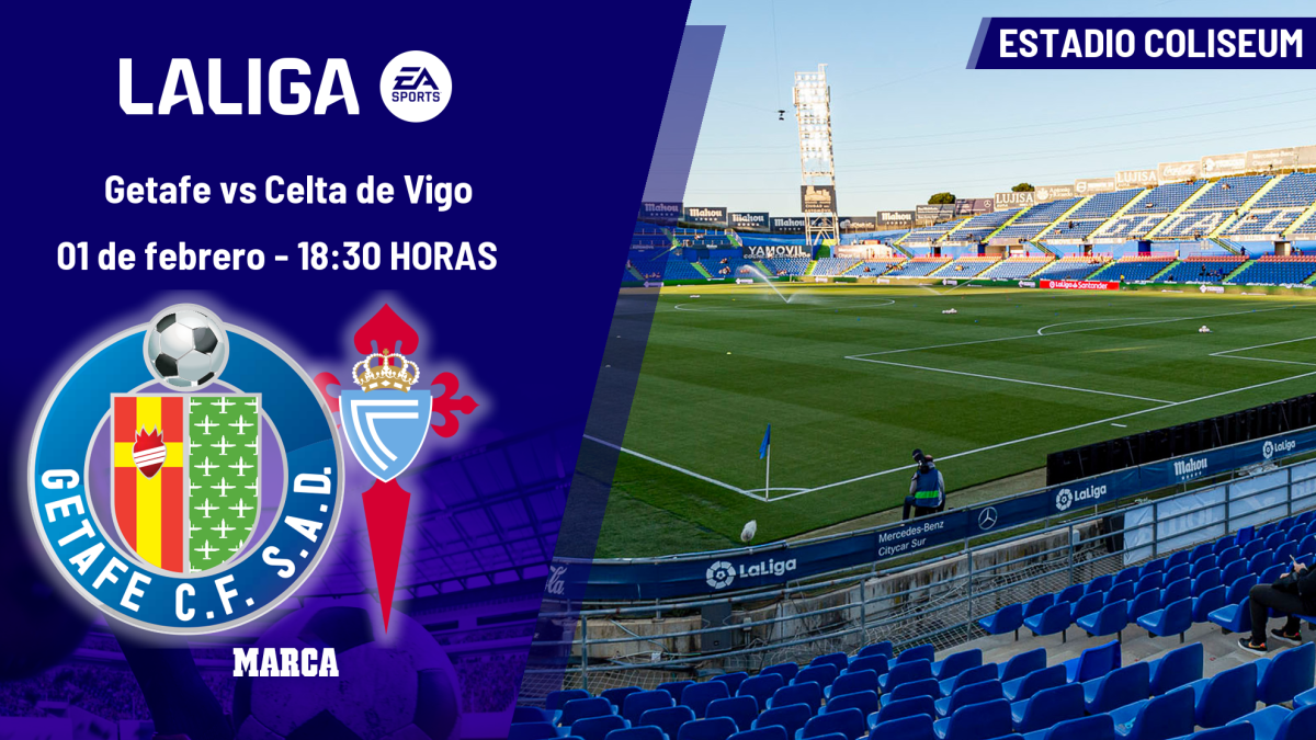 Getafe - Celta: horario, dónde ver hoy en TV y canal del partido de LaLiga EA Sports