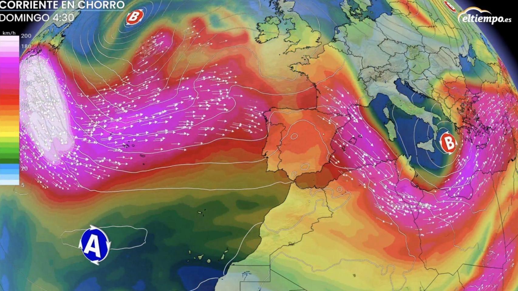 Confirmado por Aemet: febrero trae nuevas borrascas a España con 300 l/m2 de lluvia en las próximas horas en estas zonas