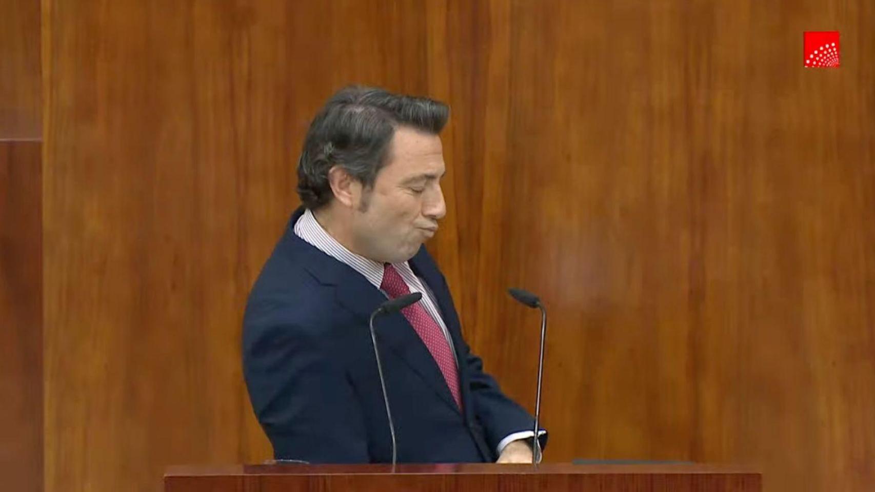 La izquierda acusa de "violencia política" a un diputado del PP de Madrid por decir: "Verles cabreados, a mí me pone"