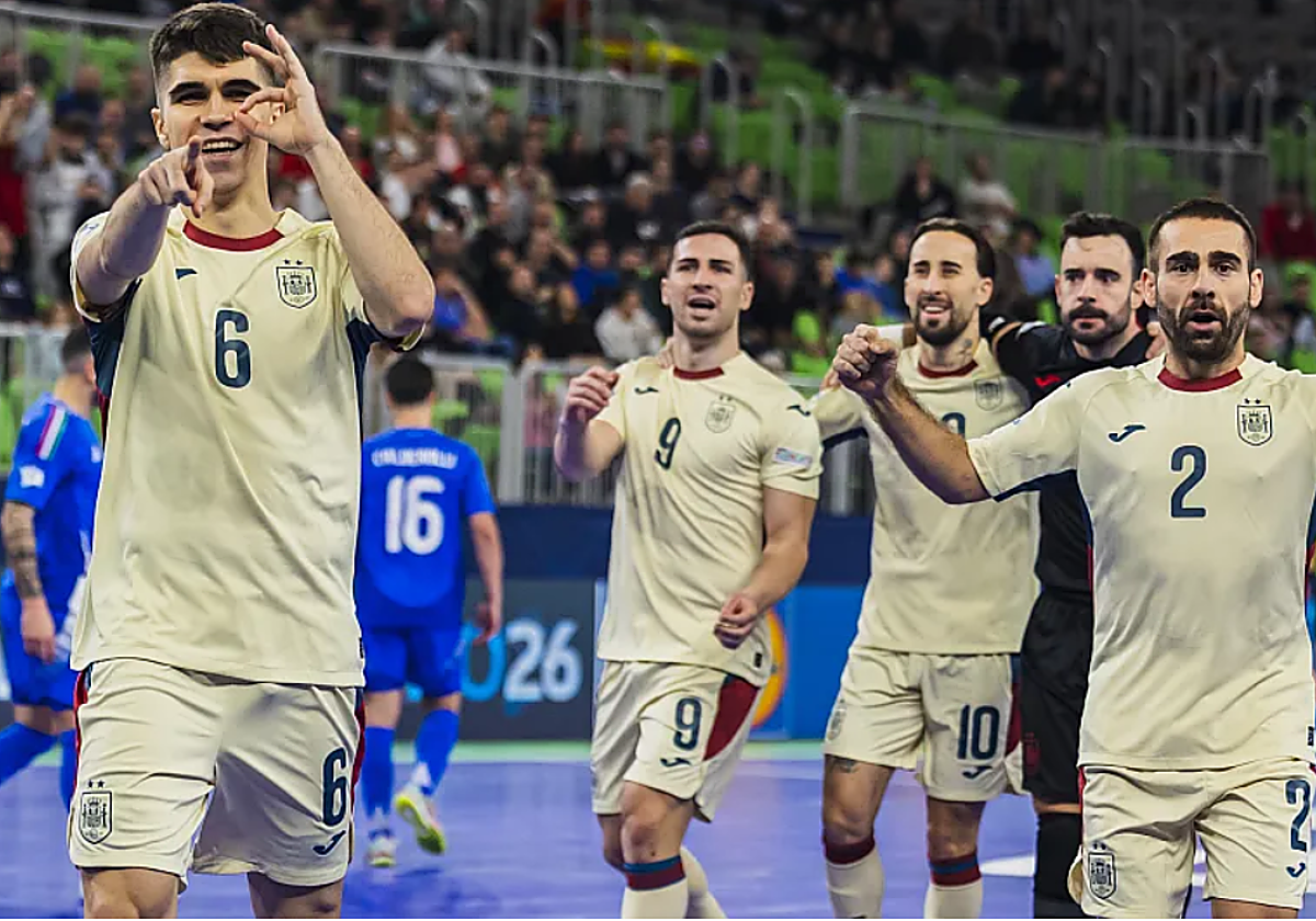 Pablo Ramírez peleará con España por acceder a la final de Europeo de fútbol-sala