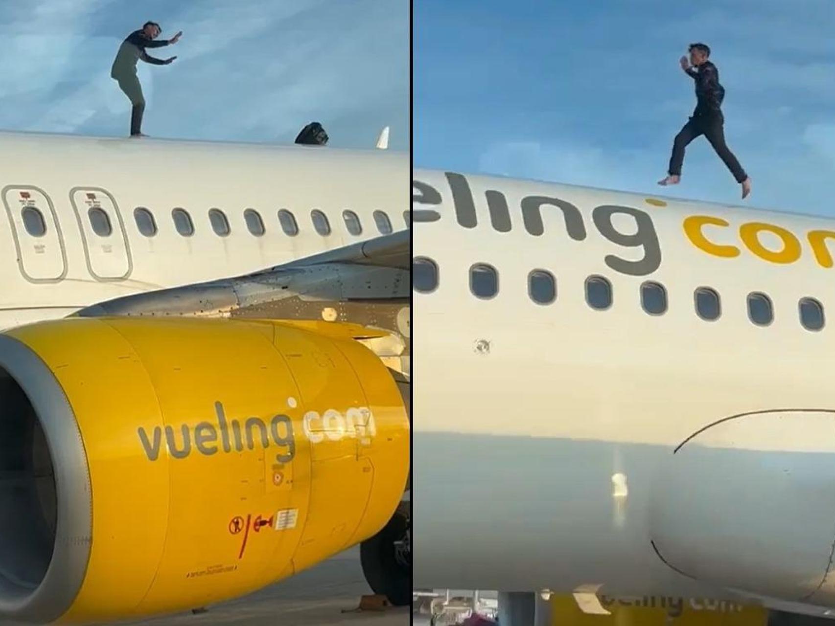 Un joven acaba en psiquiatría tras subirse al fuselaje de un avión en Valencia y retrasar 2 horas el vuelo a Ámsterdam