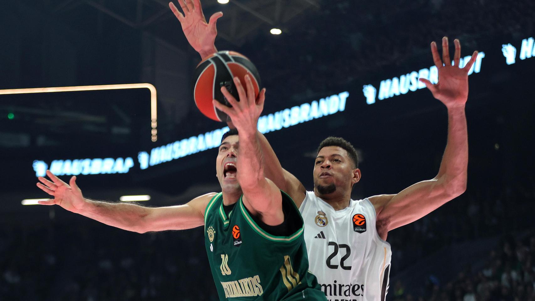 El Real Madrid cae en el último suspiro ante el Panathinaikos y suma su segunda derrota consecutiva en la Euroliga