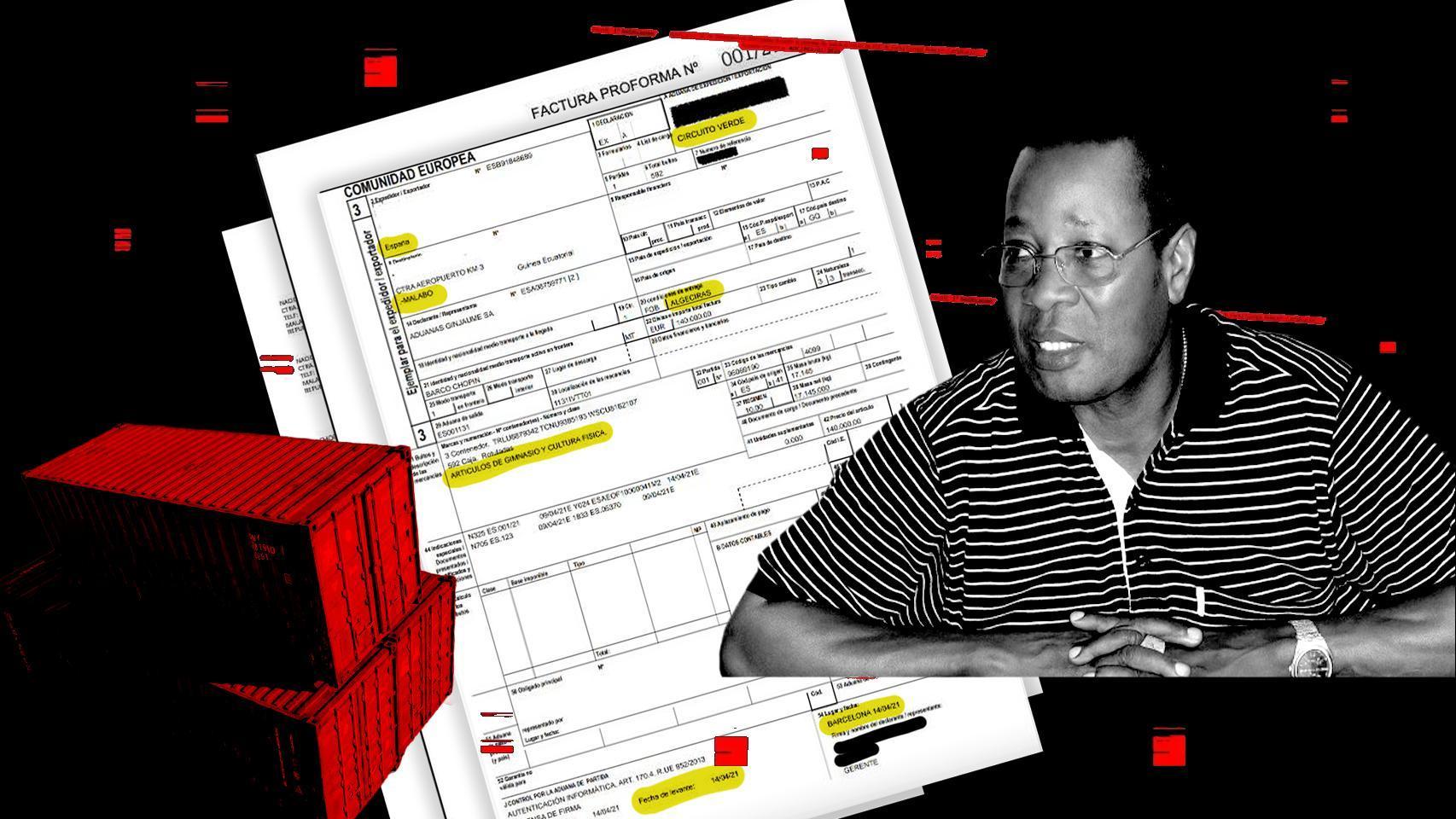 El socio de Plus Ultra en Guinea transportó un contenedor lleno de armas desde Algeciras con un permiso especial de Aduanas