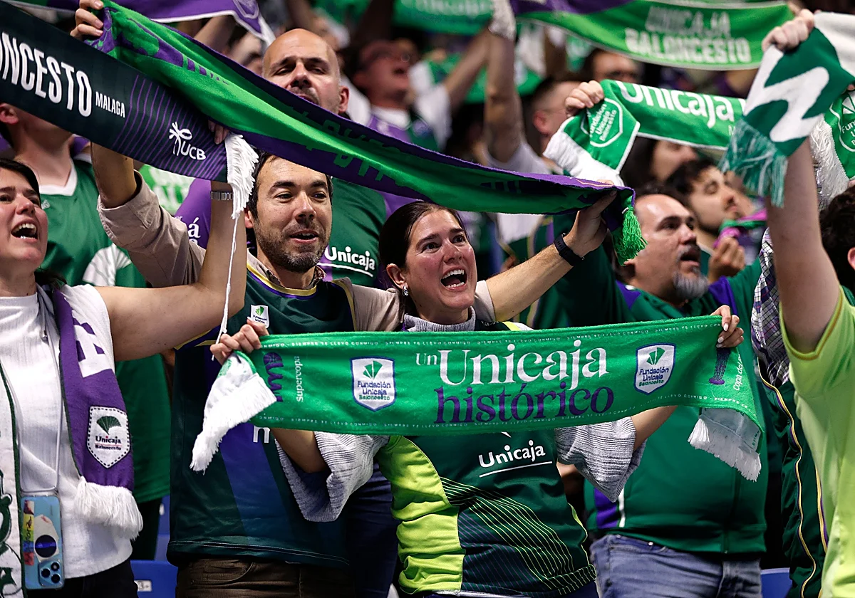 La afición responde a la llamada del Unicaja