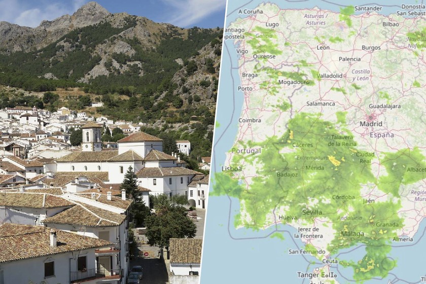 Los meteorólogos esperaban 80 mm de lluvia en Grazalema, que ya era mucho. Van ya por 180 mm