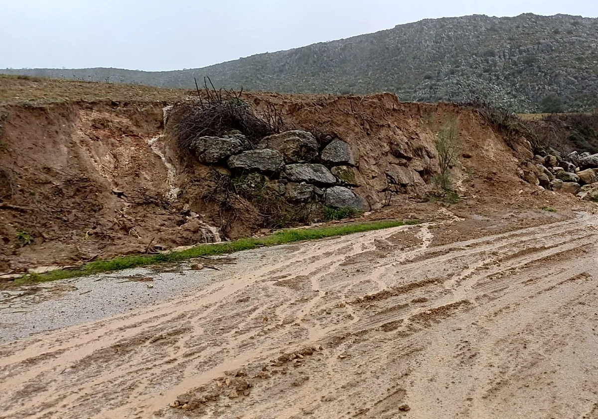 Así están ahora mismo las carreteras de Málaga por el paso de la borrasca Leonardo