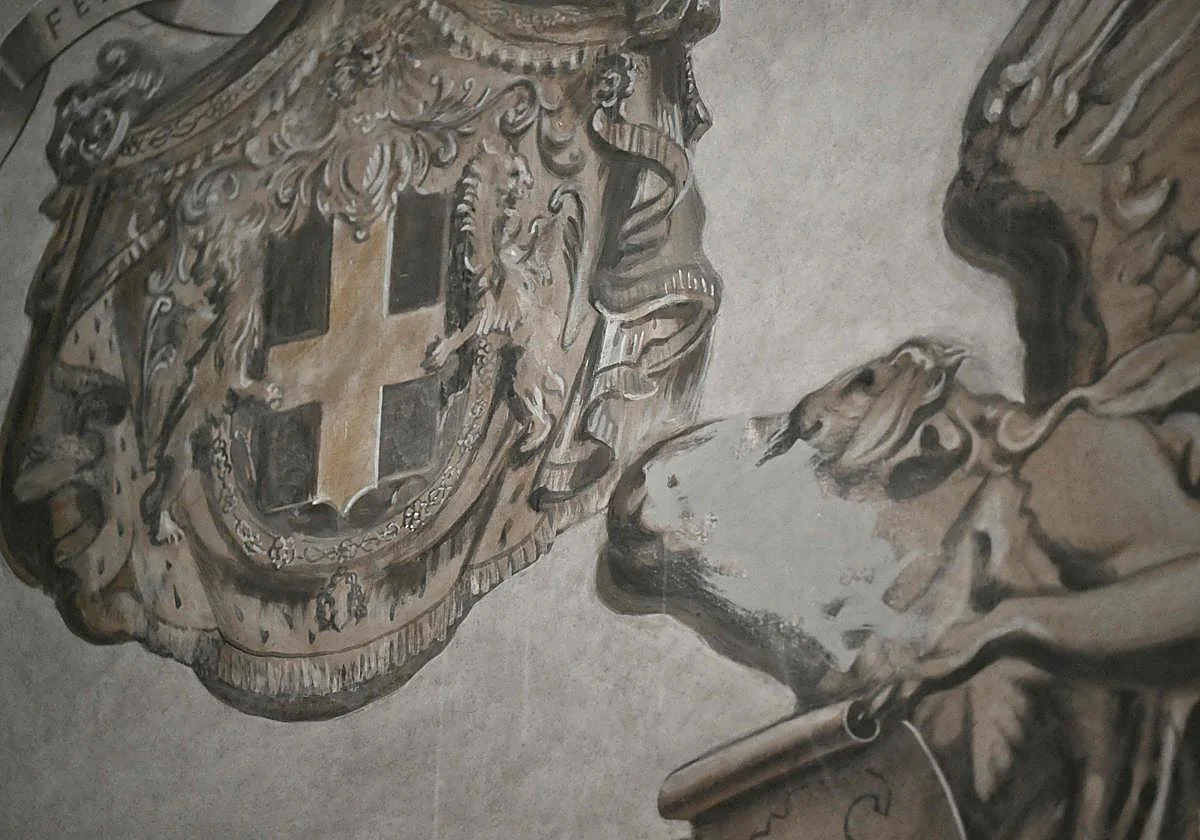 Borran los rasgos de Meloni de la cara del ángel que apareció en una polémica restauración