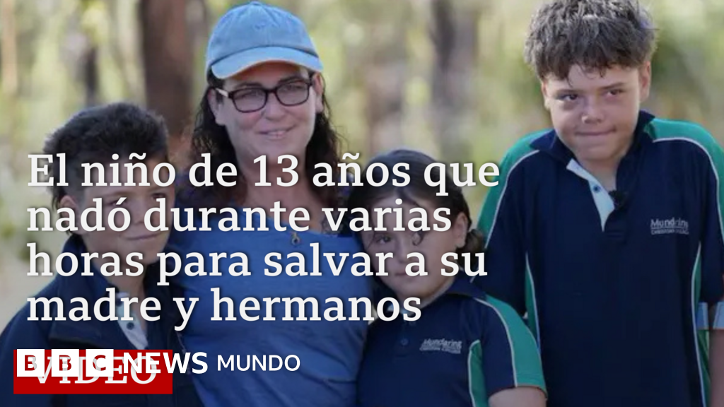 La entrevista al niño de 13 años que nadó durante cuatro horas para salvar a su madre y a sus hermanos