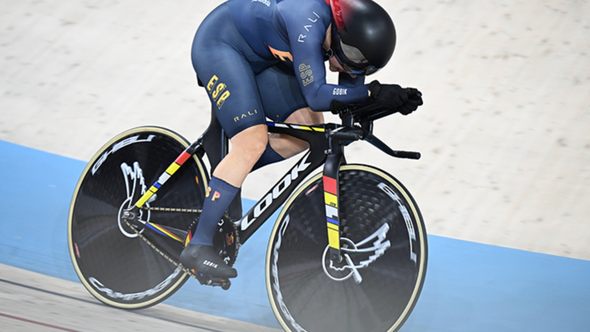 Helena Casas marca un nuevo récord de España del Kilómetro Contrarreloj en el Europeo de Pista de Konya