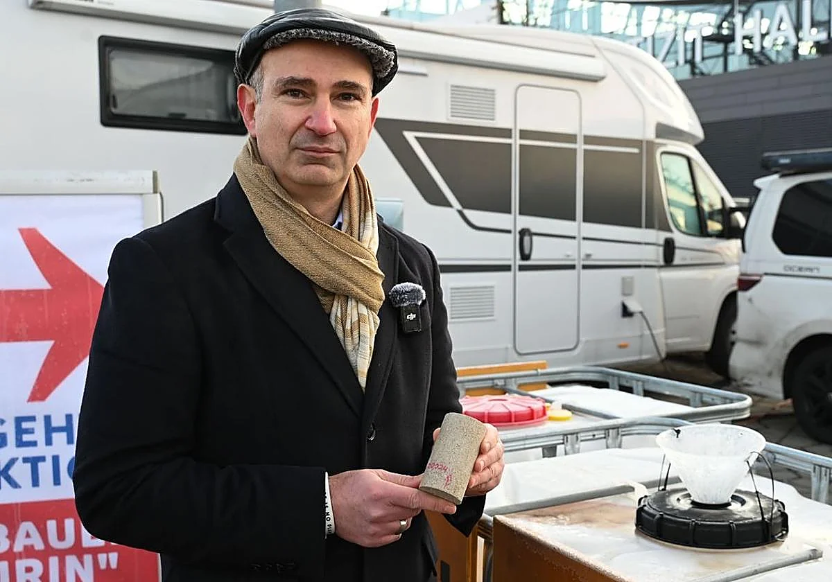 Campers in Germany help researchers turn urine into concrete