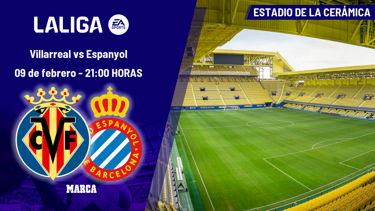 Villarreal - Espanyol: horario, dónde ver en TV y canal del partido de LaLiga EA Sports