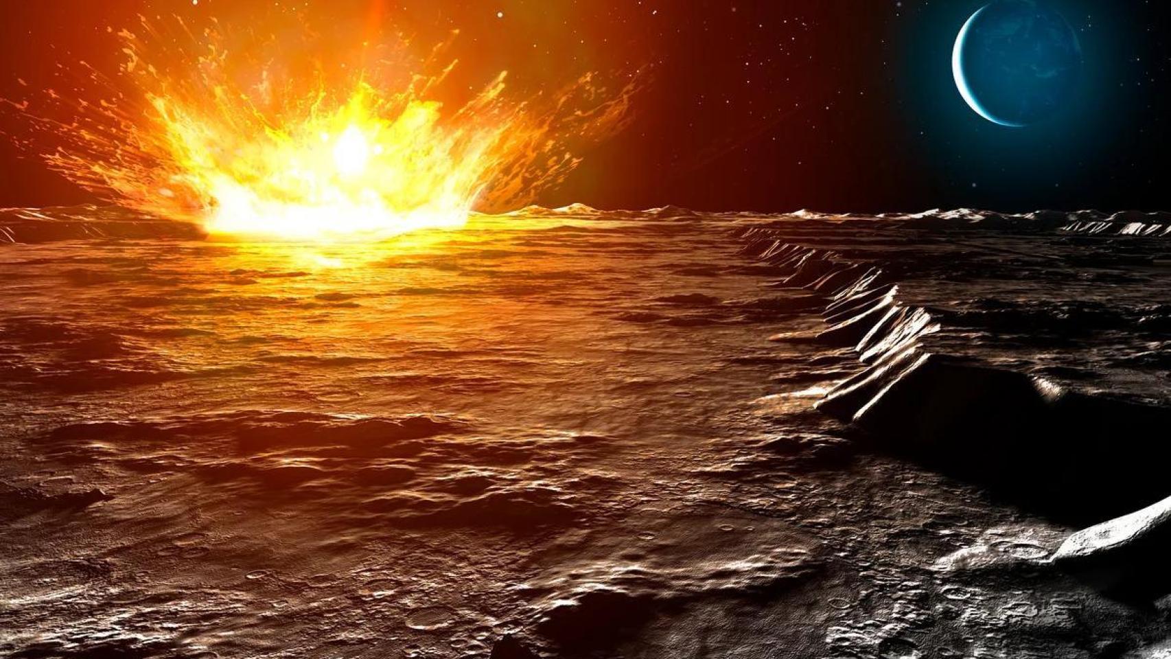 Un asteroide se dirige hacia la Luna y el riesgo de impacto aumenta: "Sería como 6,5 millones de toneladas de TNT"