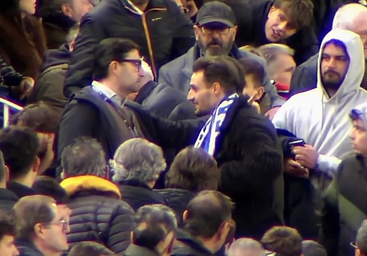 Escupen a un aficionado del Real Madrid en la grada de Mestalla