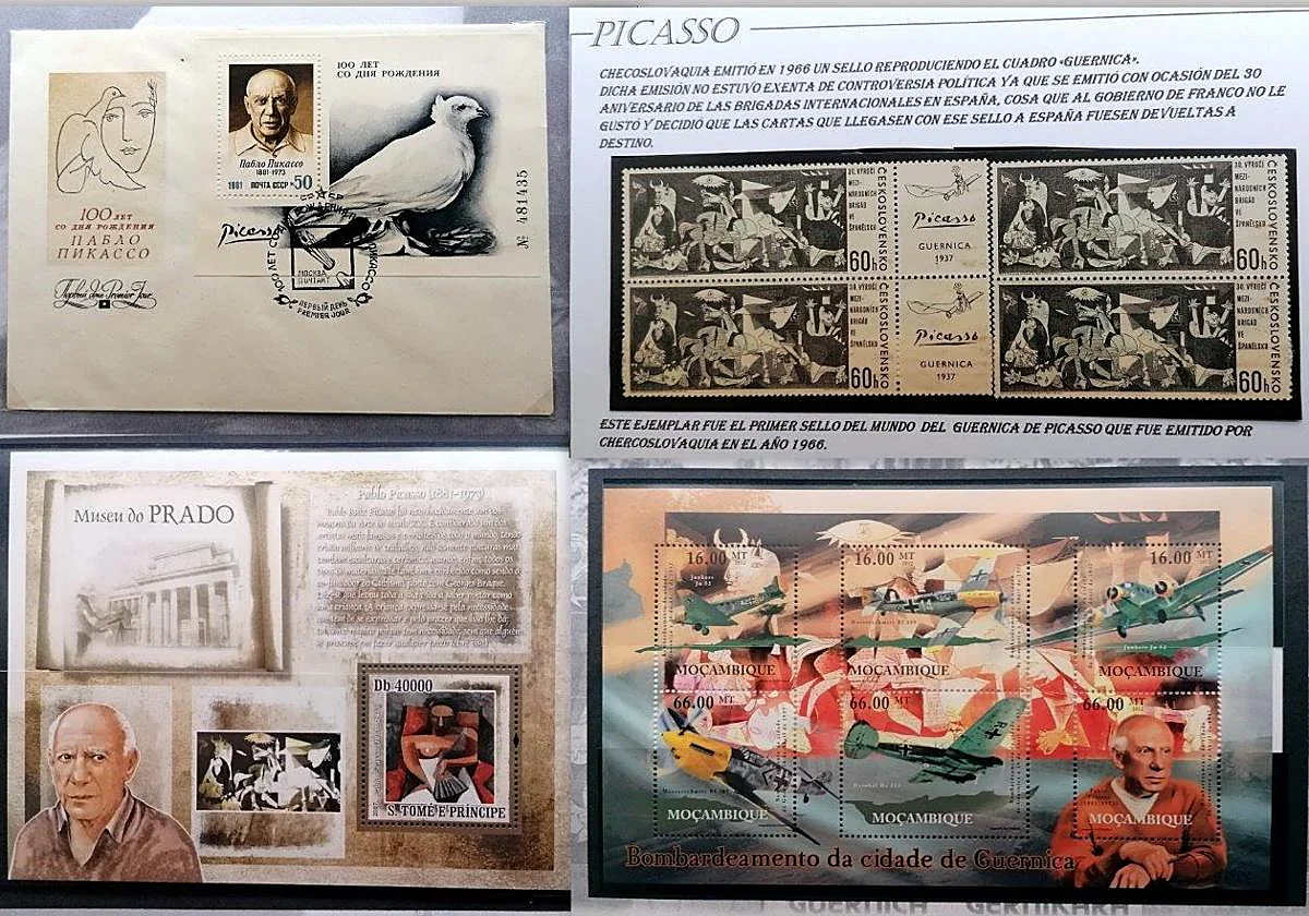 Correos acoge en Málaga una exposición filatélica dedicada a Picasso