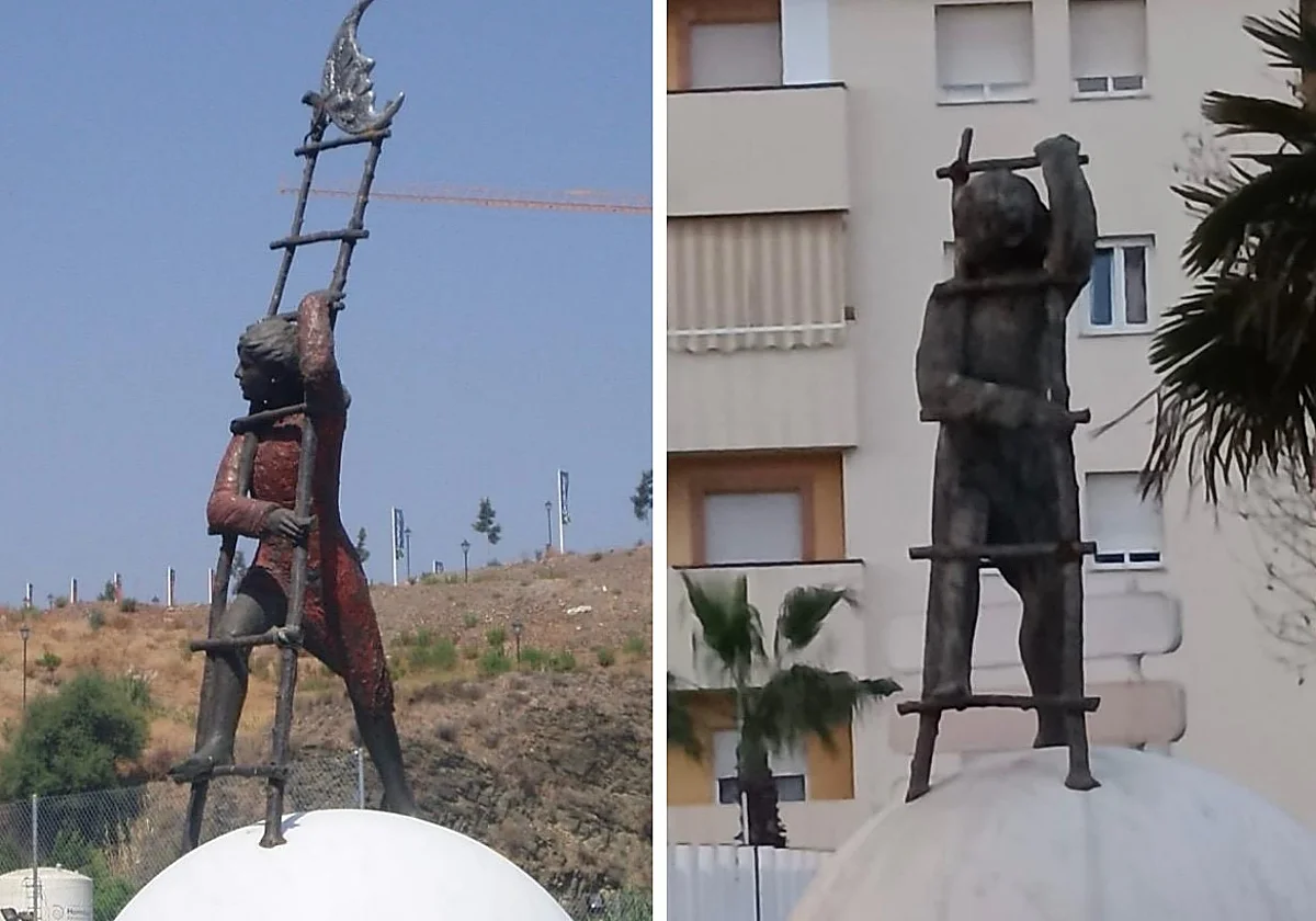 Vandalizan una escultura del artista Paco Martín en Torre del Mar